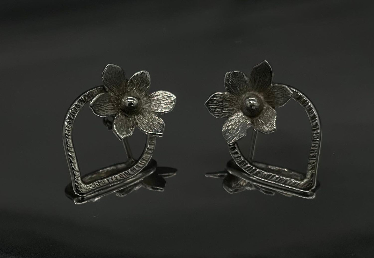DAV - Ohrstecker 3D-Blüte