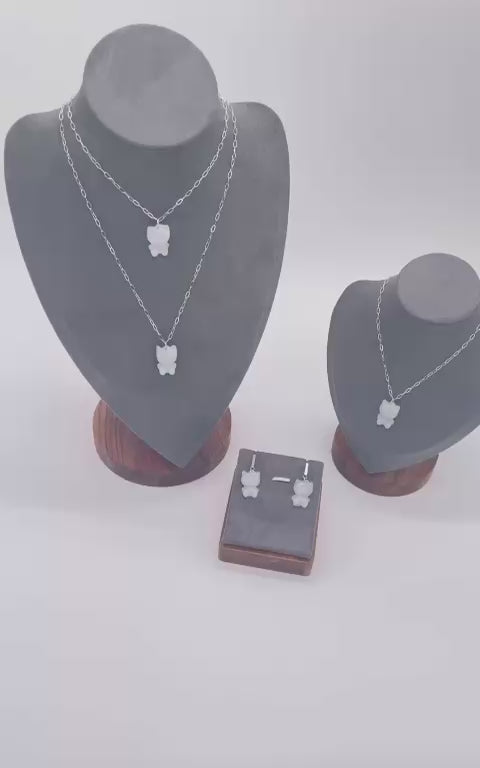 Ohrring mit Jadestein